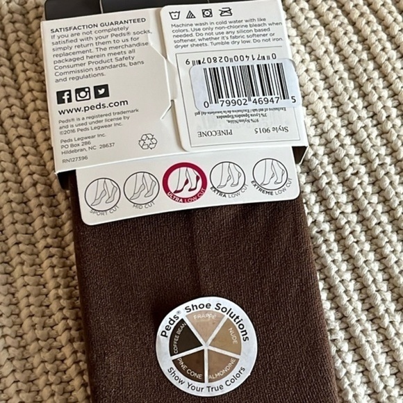 Peds low cut socks- 3‎ pack - Picture 2 of 3